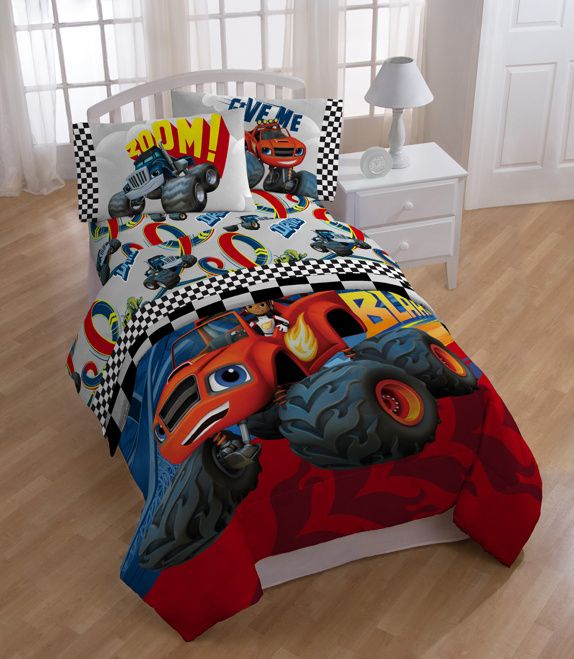 blaze and the monster machines duvet