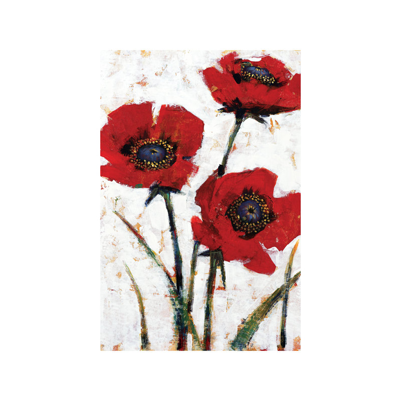 East Urban Home Red Poppy Fresco Ii By Timothy O Toole