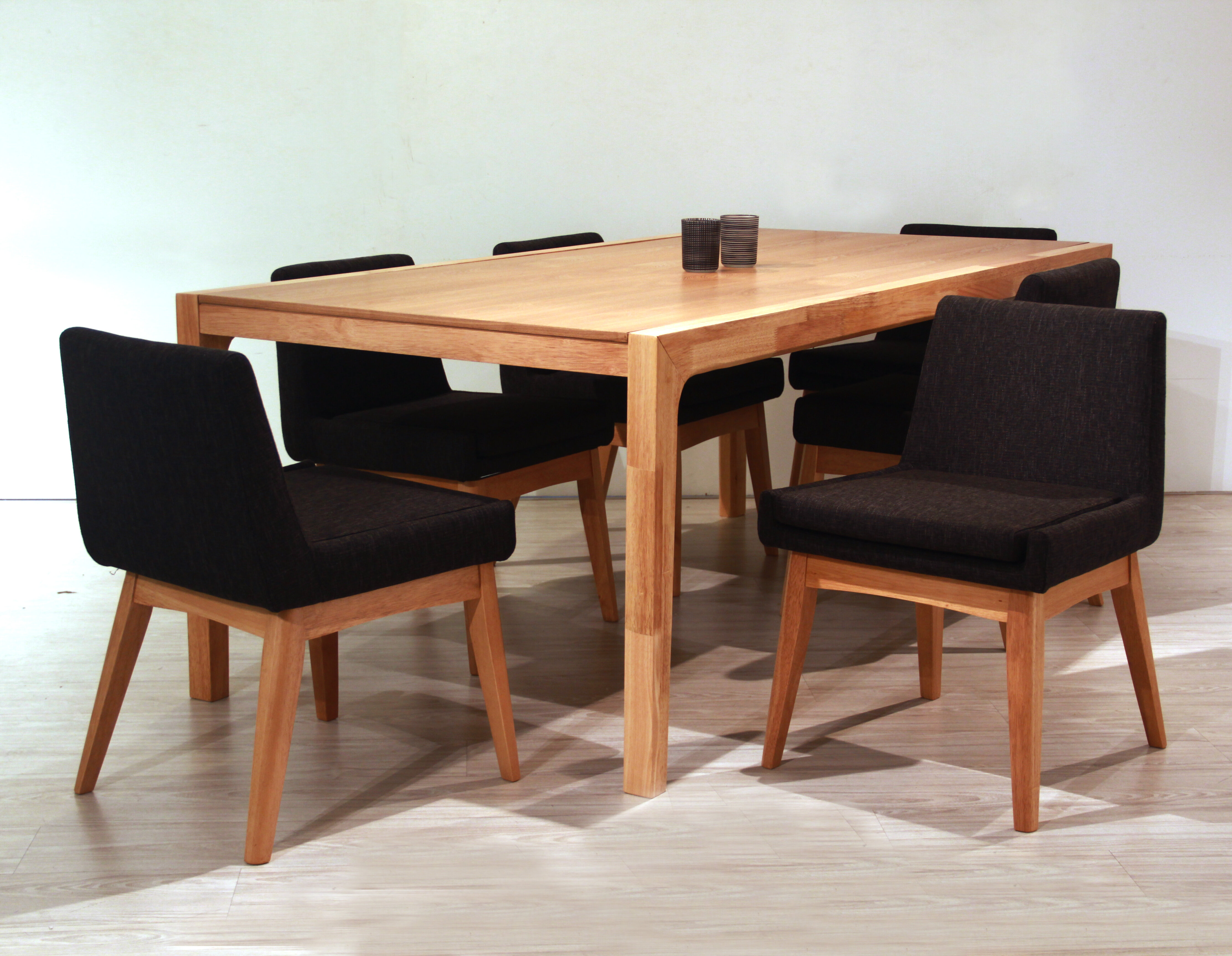 Foundstone Everett 7 Piece Solid Oak Dining Set