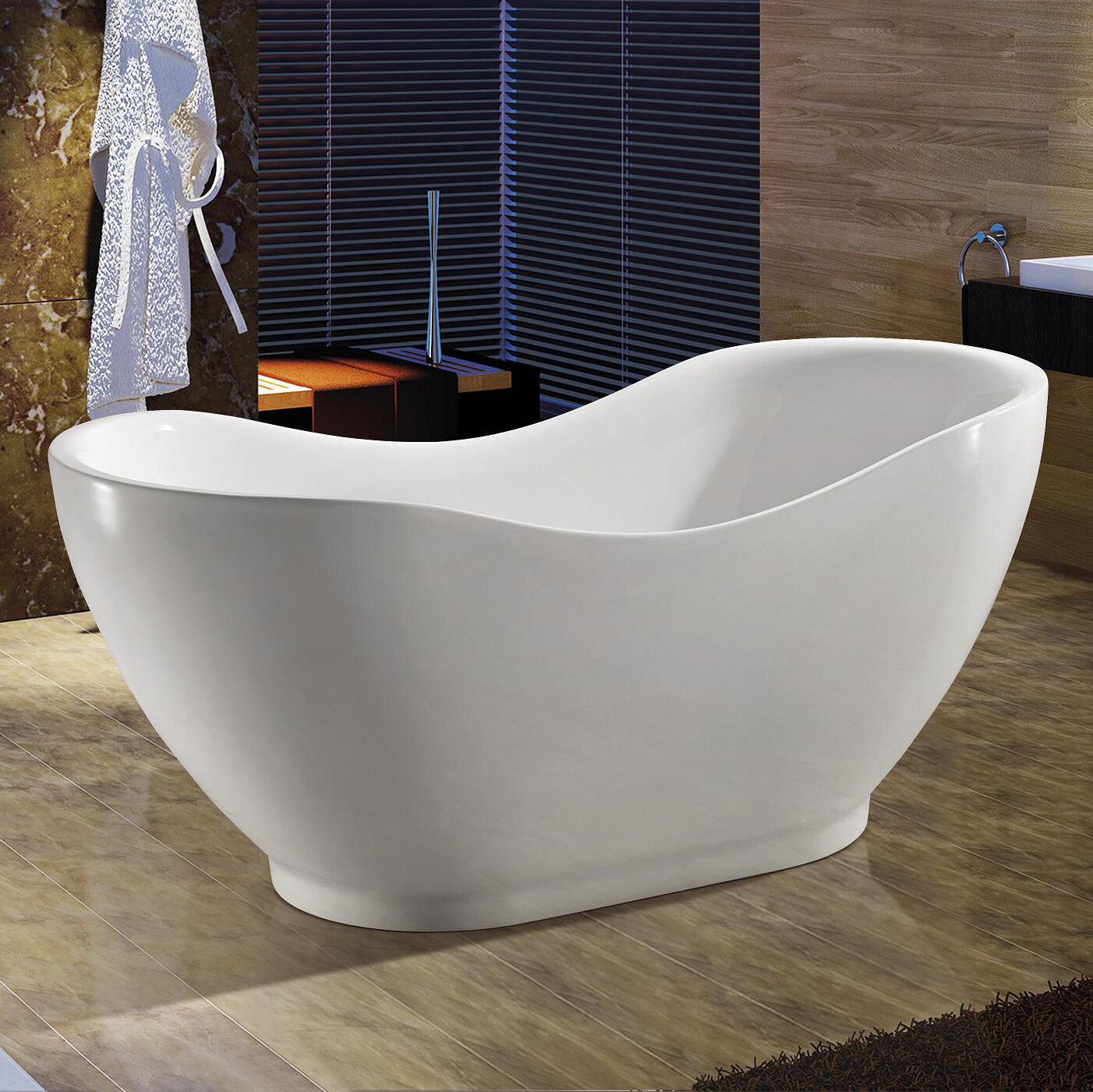 67 X 31 Freestanding Soaking Bathtub