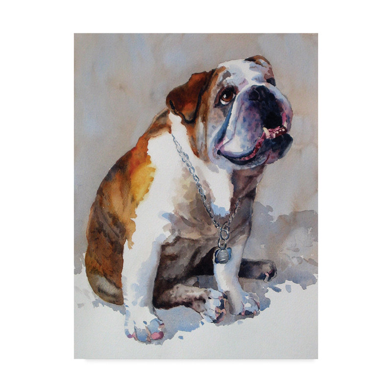 East Urban Home Major Wembly E Bull Dog Acrylic Painting Print