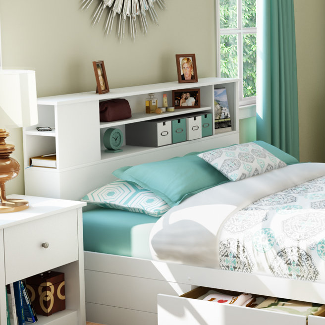 Bookcase Headboard south shore vito bookcase headboard & reviews | wayfair Bookcase Headboard south shore vito bookcase headboard & reviews | wayfair