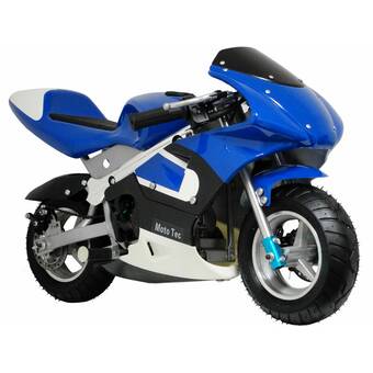 blue toy motorcycle