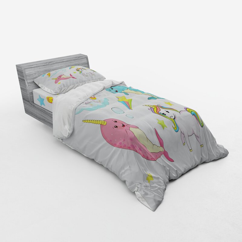 narwhal bedding set