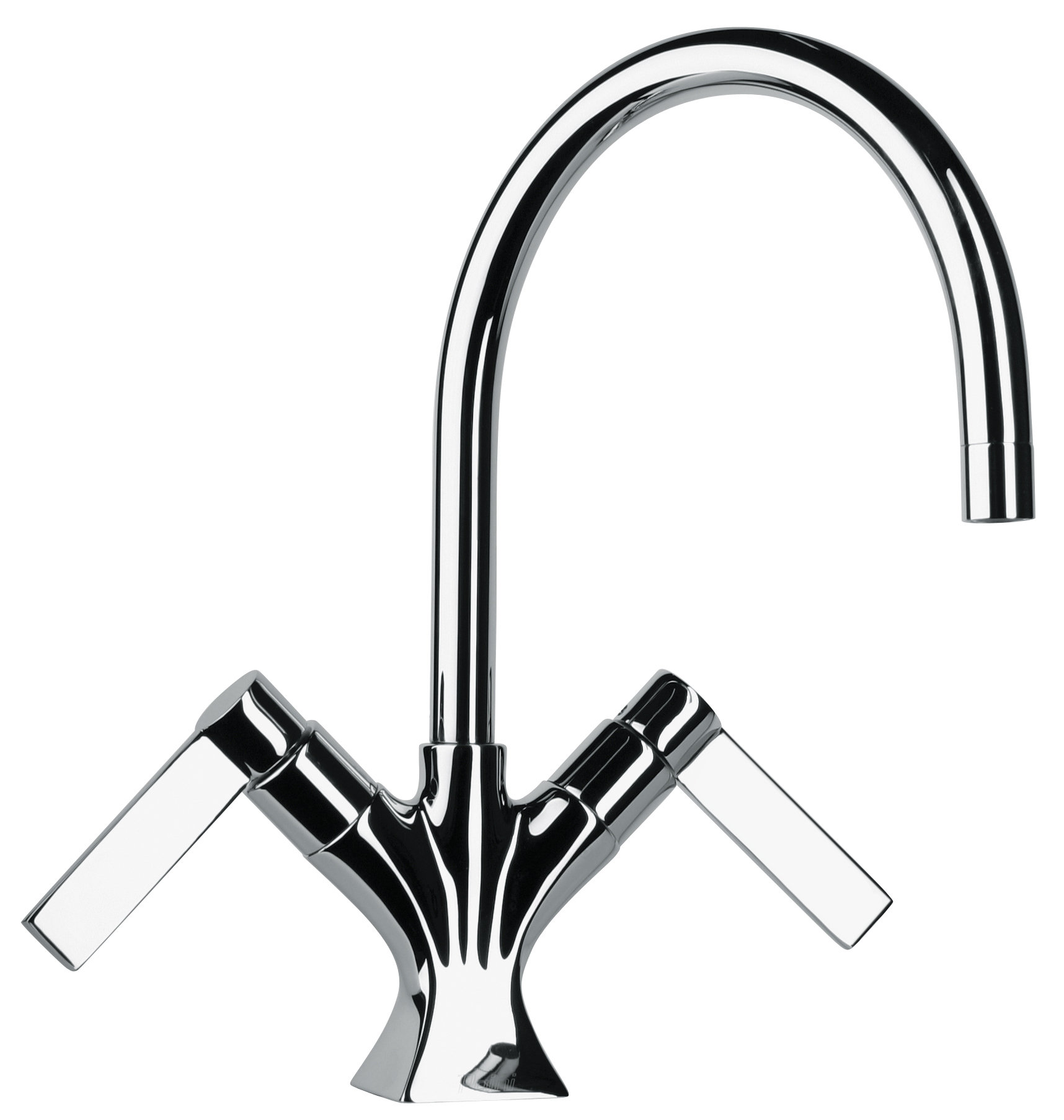 Jewel Faucets J17 Bath Series Dual Blade Handle Bathroom Faucet