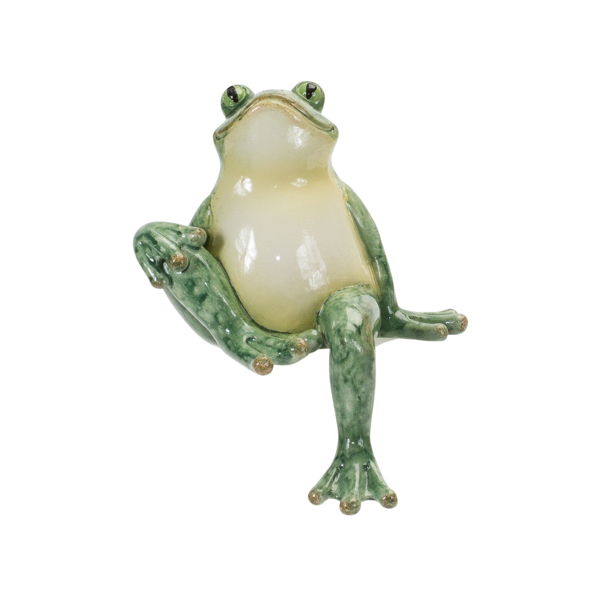 Trinx Doetie 3 Piece Resin Frog Shelf Sitters Set | Wayfair