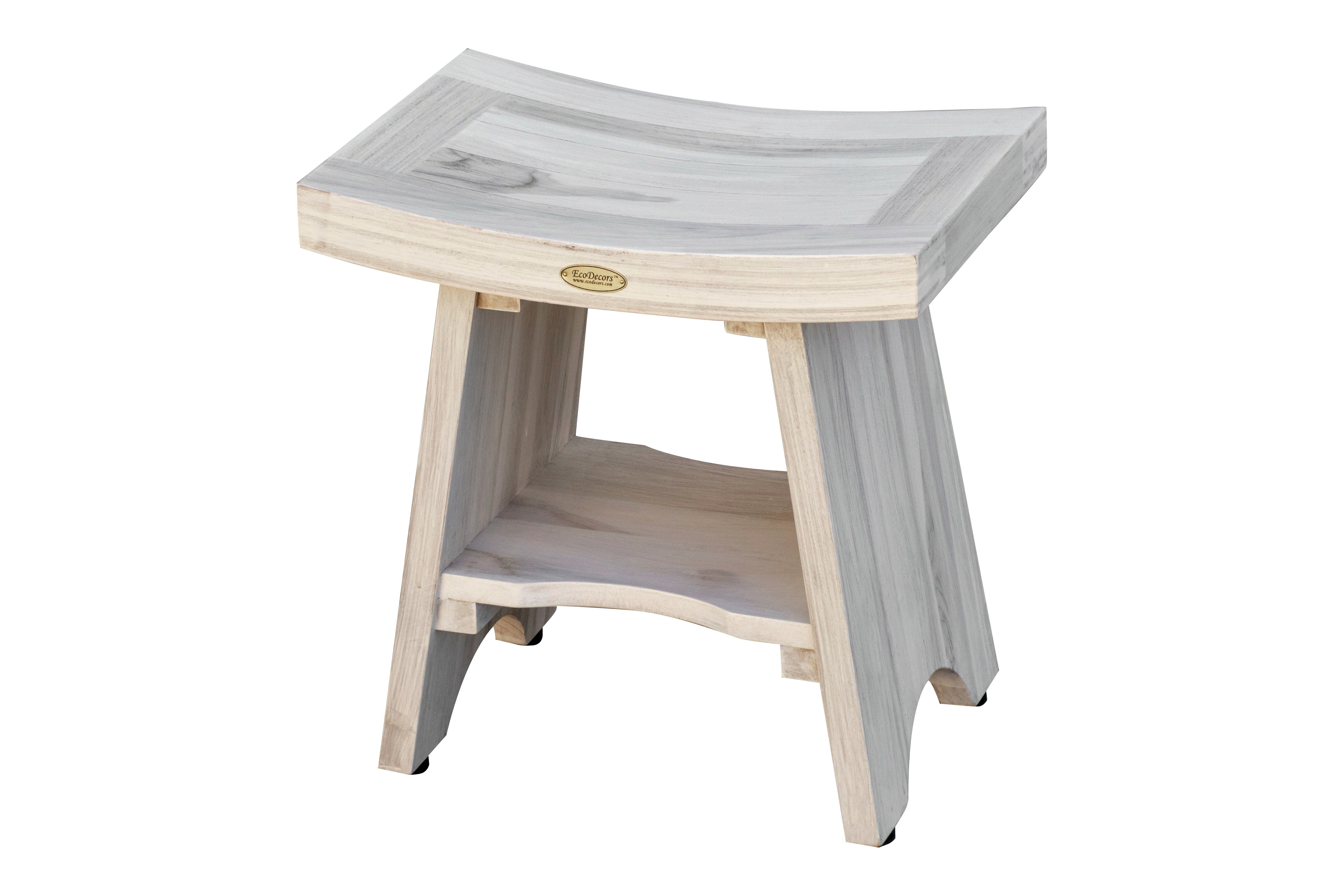 grey shower stool