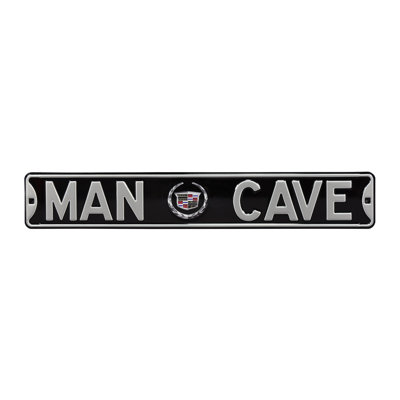 Car Brand Wall D&Atilde;cor AuthenticStreetSigns Car Brand Man Cave Cadillac