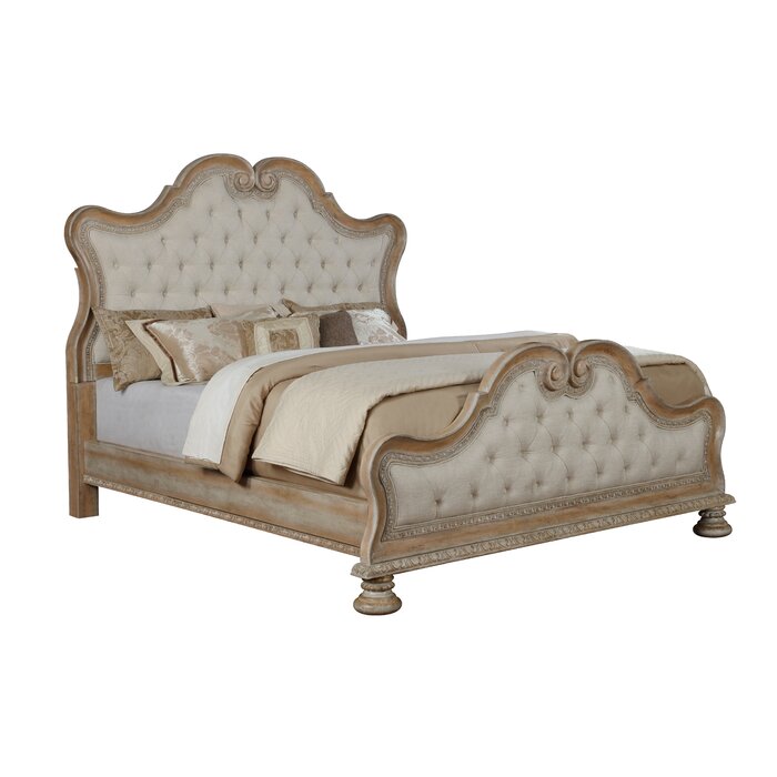 Astoria Grand Olveston Tufted Low Profile Standard Bed | Wayfair