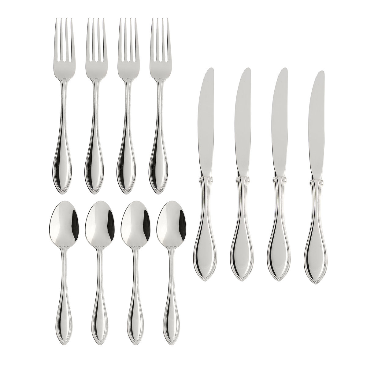 Oneida American Harmony 12 Piece Everyday Flatware Set Wayfair