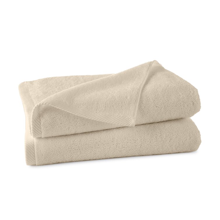 2 Pack Long Terry Cotton Hand Towel Bathroom Towel Solid Color 13.7'' x 29.1'' 