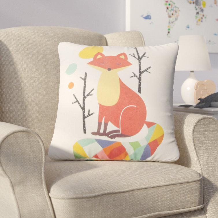 fox throw pillows