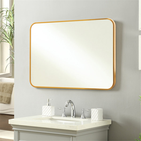 Langley Street Chaz Modern & Contemporary Beveled Wall Mounted Mirror
