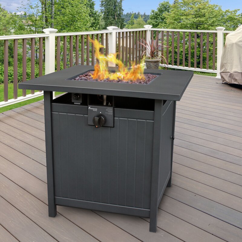 Landmann Welsey Steel Propane Gas Fire Pit Table & Reviews ...