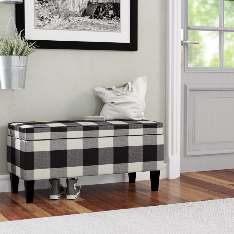 Three Posts Donnie Decorative Upholstered Storage Bench Reviews Wayfair