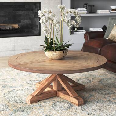 francoise solid wood coffee table