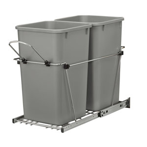 Double Roll 6.7 Gallon Pull Out Trash Can