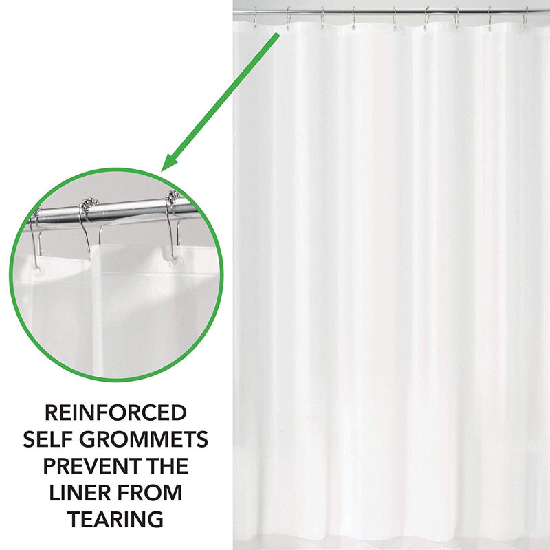 Symple Stuff Jalbert Heavy Duty Shower Curtain Rod Wayfair