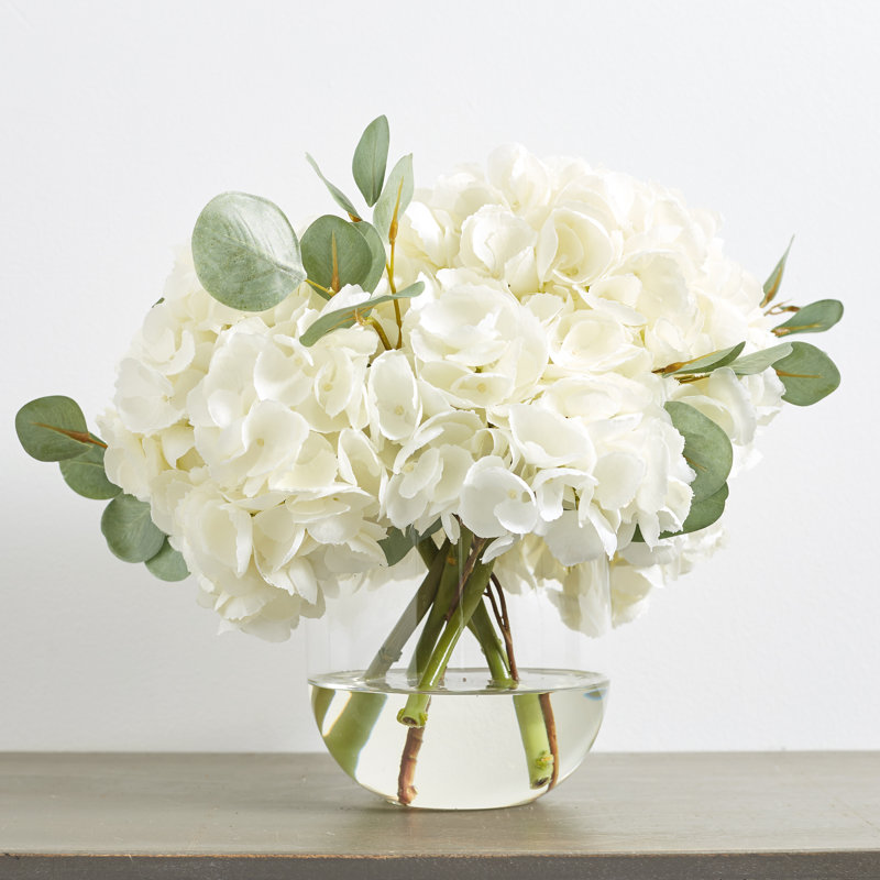large white artificial flowers