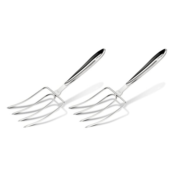 Thanksgiving Turkey Serving Set Stainless Steel Baster And Turkey Lifter Poultry Forks,3Pcs Set 