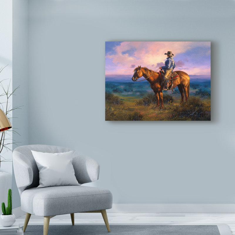 Millwood Pines A Place In The Sun Horse Acrylic Painting Print