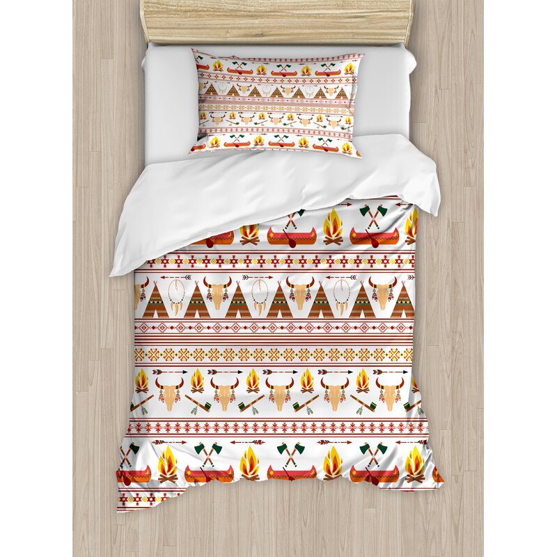 East Urban Home Tribal Ethnic Native American Indian Pattern With