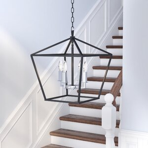 Beckford 4-Light Foyer/Lantern Pendant