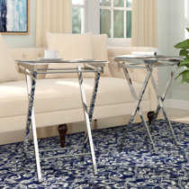 marble tv trays