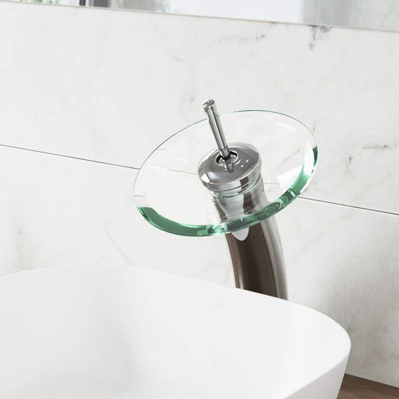 glass water faucet