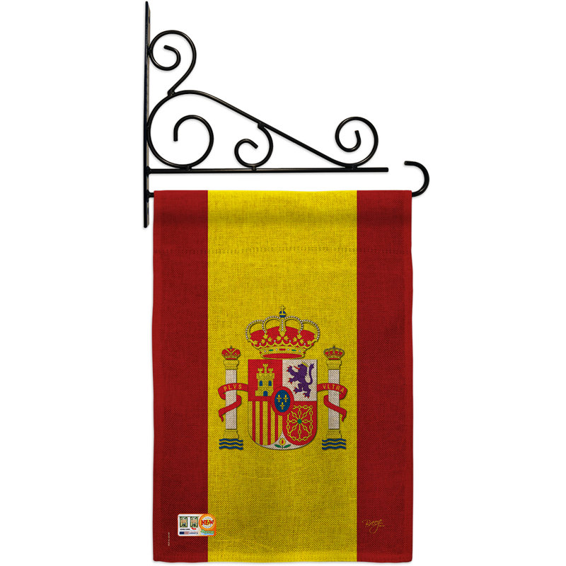 Breeze Decor Spain 2 Sided Burlap 19 X 13 In Garden Flag Wayfair