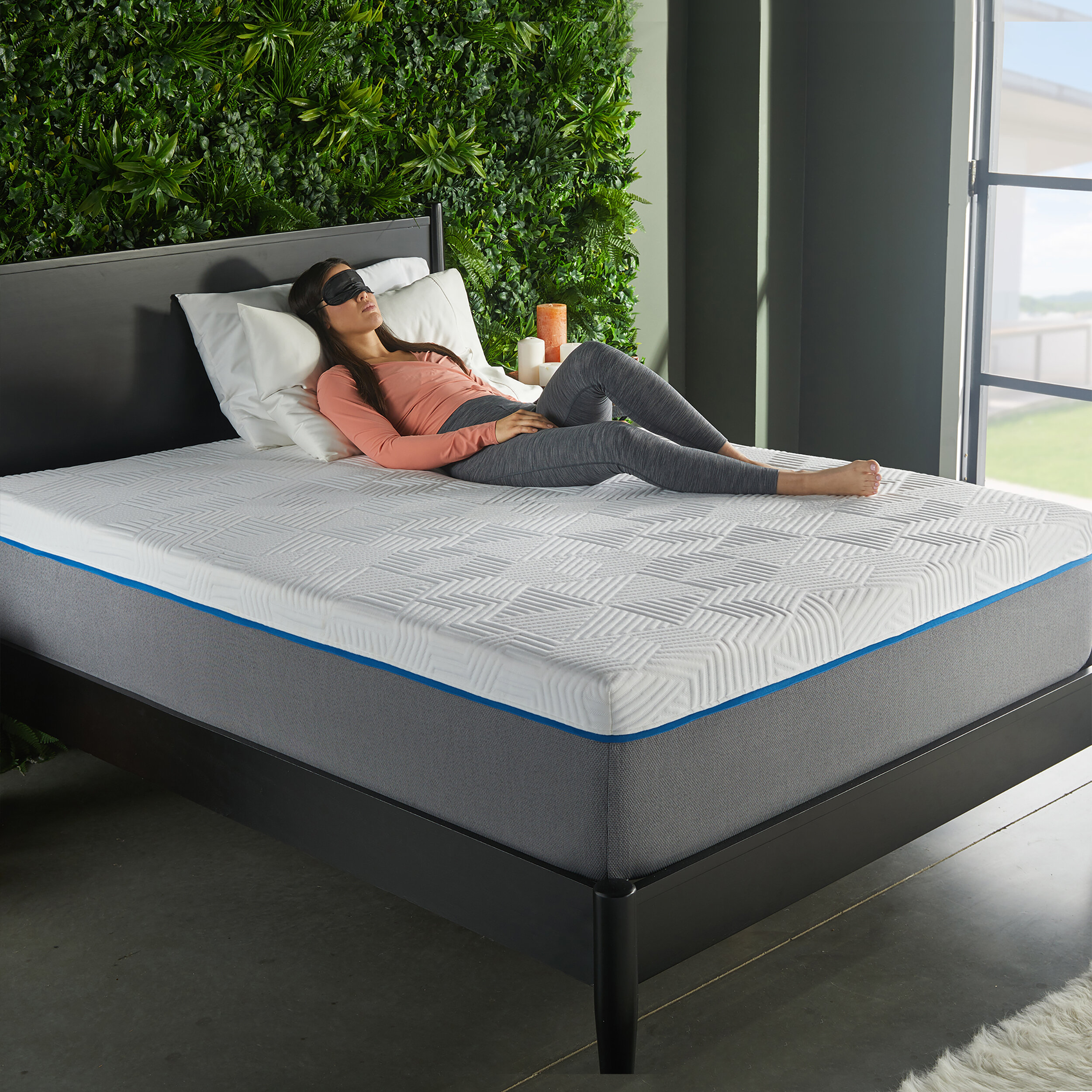 10 Inch Queen Size Memory Foam Mattress With More Pressure Relief Bed In A Box
