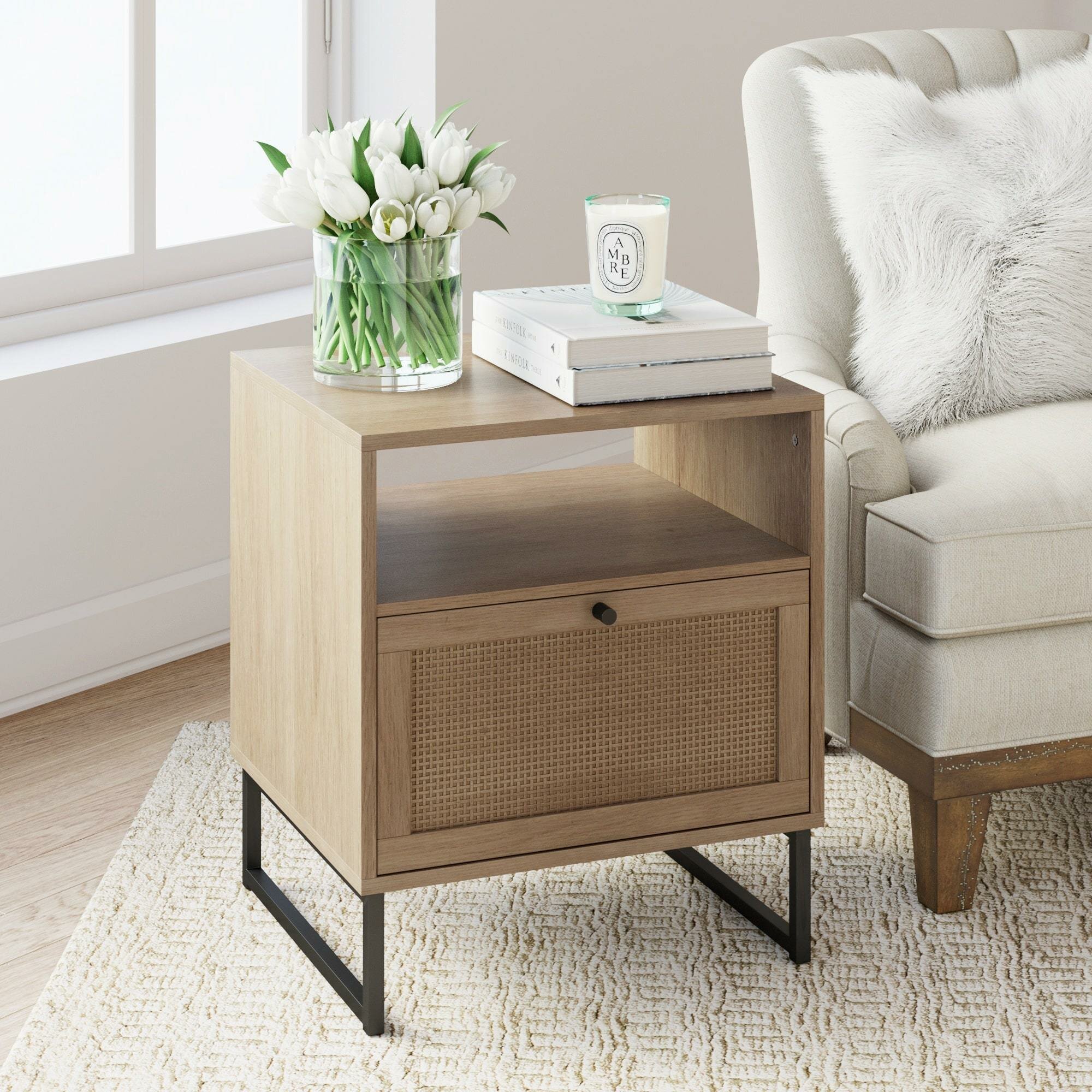 Union Rustic Hugette Sled End Table Reviews Wayfair