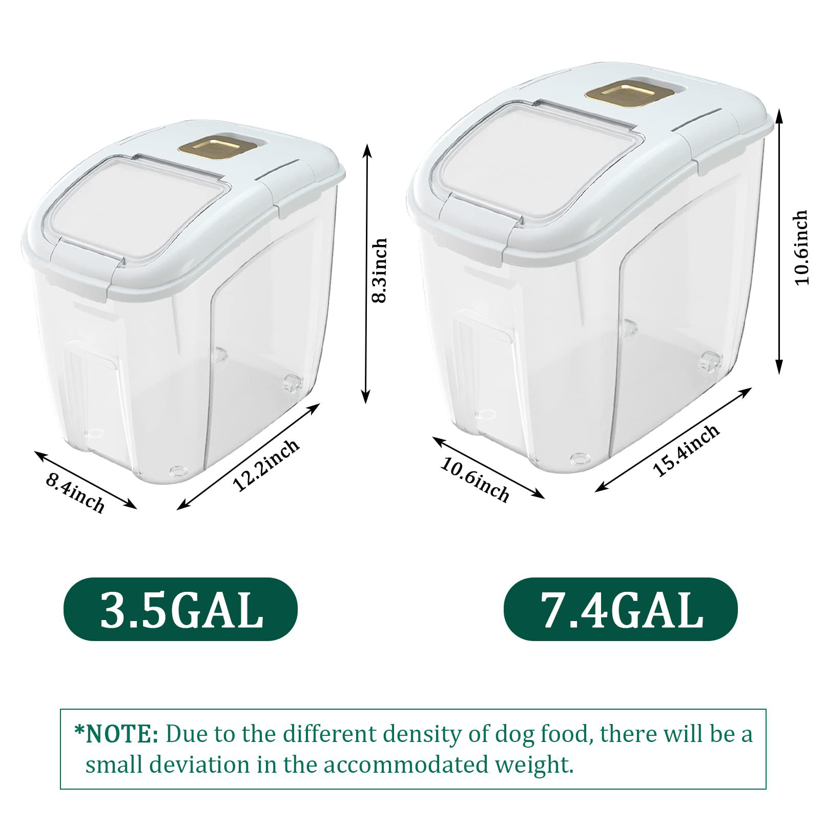 33 lb dog food container