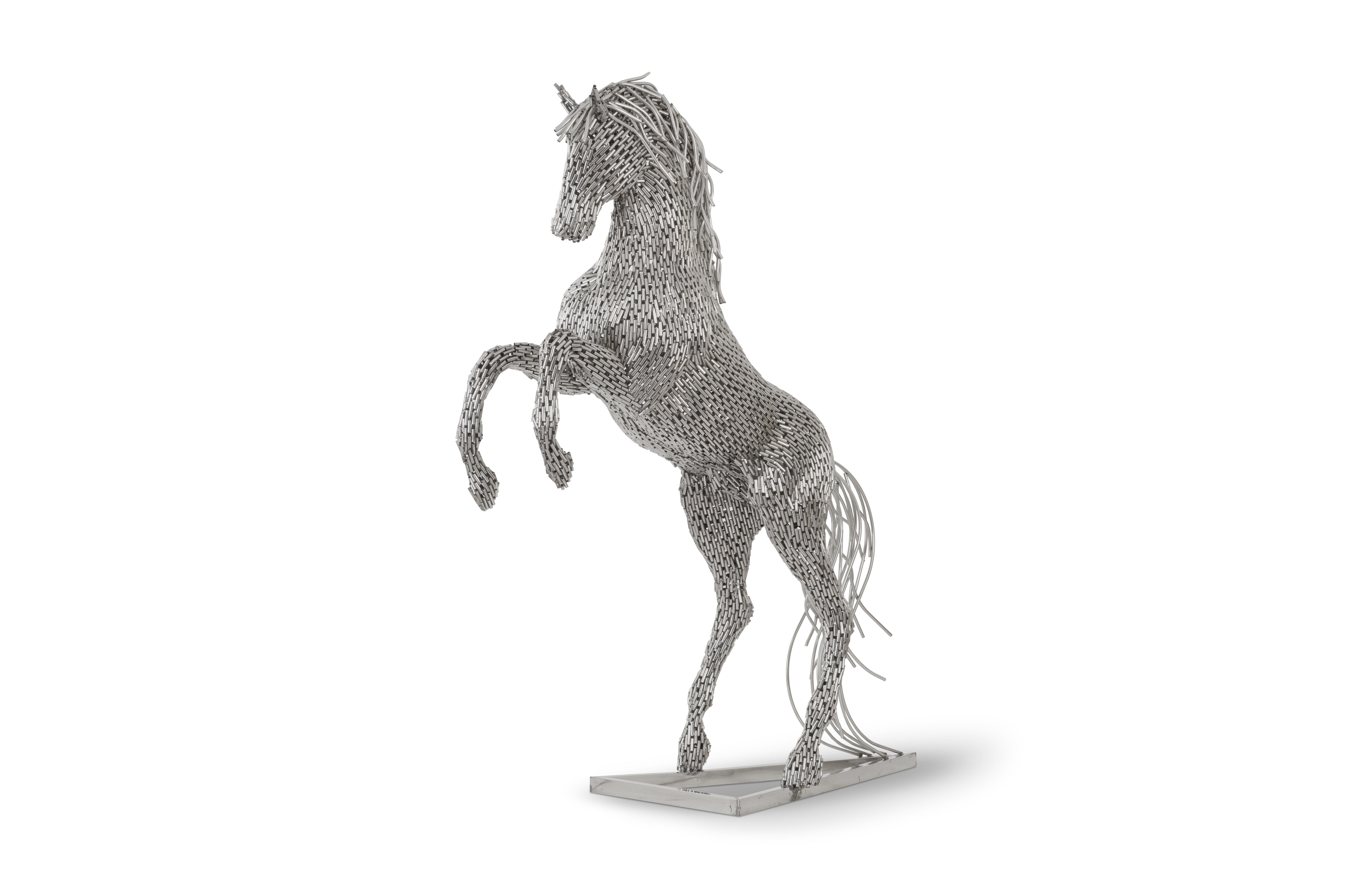 phillips-collection-stainless-steel-horse-pipe-statue-wayfair