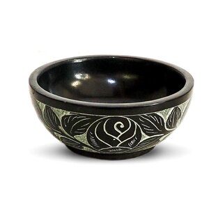 4" Green Onyx Bowl Natural Stone Dish Multi Color Serving Dish Ritual Kitchen. 