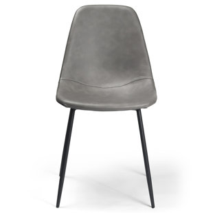 Modern Contemporary Leather Slope Dining Chairs Allmodern Search Results For Leather Slope Dining Chairs