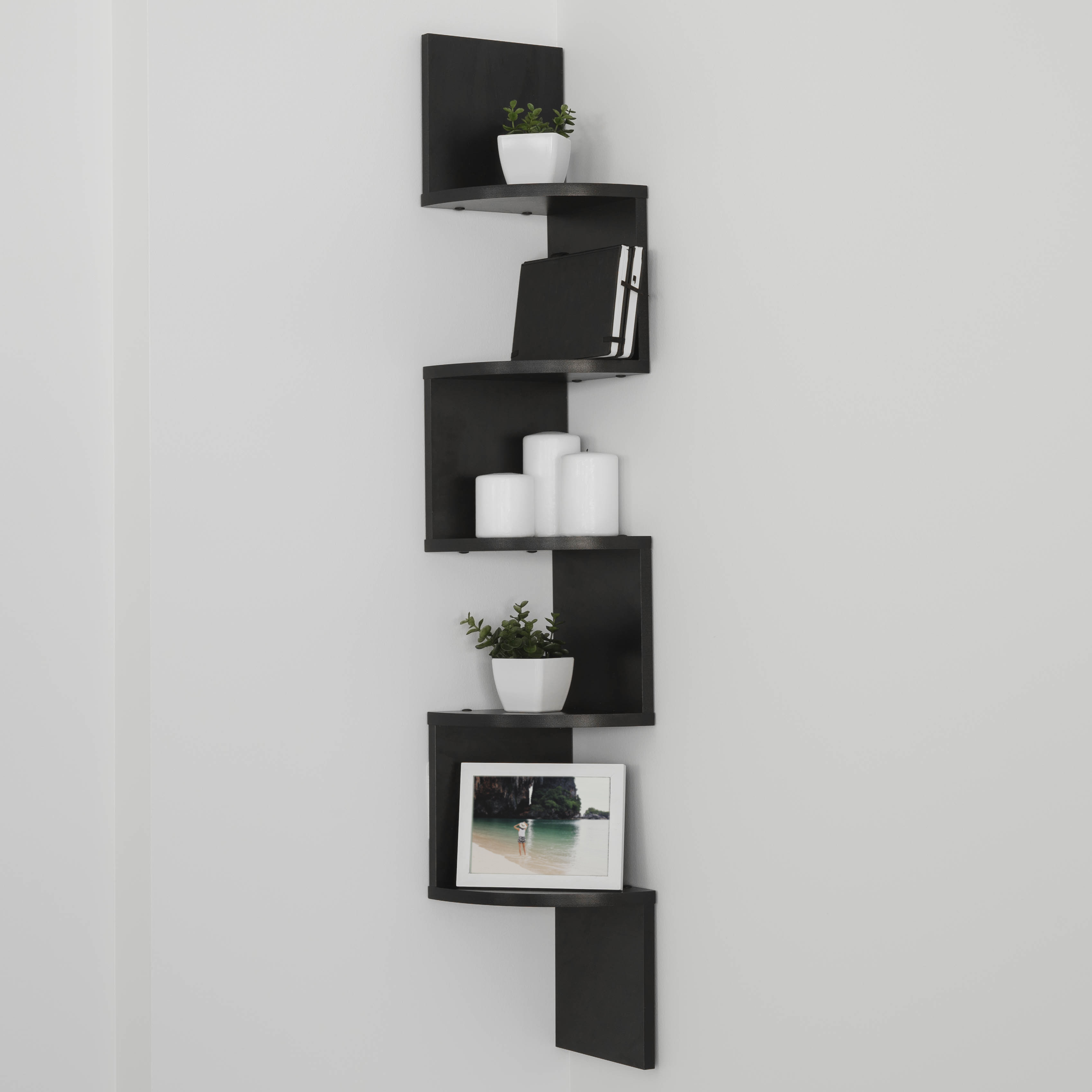 Ebern Designs Saveliy 5 Piece Corner Shelf & Reviews Wayfair