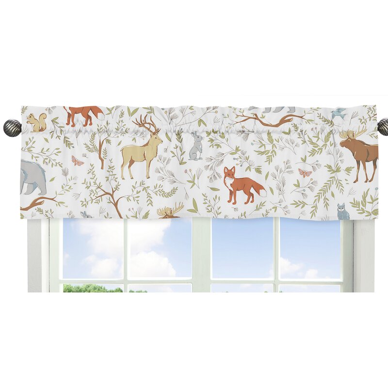 Sweet Jojo Designs Woodland Toile 54" Window Valance ...