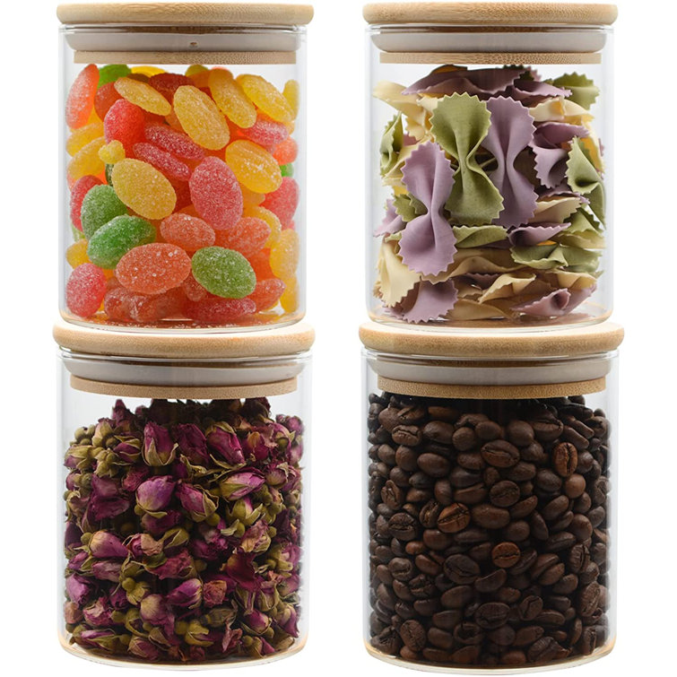 Airtight glass canister set