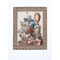 Corona Decor Fleurs Jardin European Floral Tapestry Wall Hanging CORONA DECOR COMPANY 2720