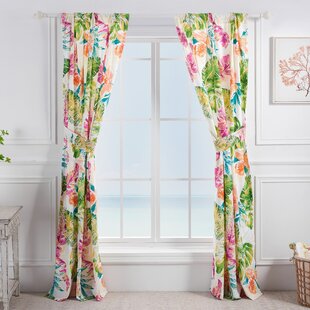 6 available and Yellow/Gold Tier Curtains Pair of Blue Green Coral 