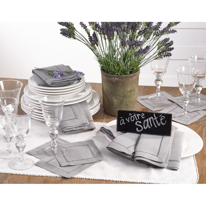 Winston Porter Cargill Classic Hemstitched Everyday Napkin Set Wayfair