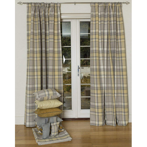 Millville Heritage Tailored Eyelet Blackout Thermal Curtains August Grove Panel Size: 228 W x 182 D cm