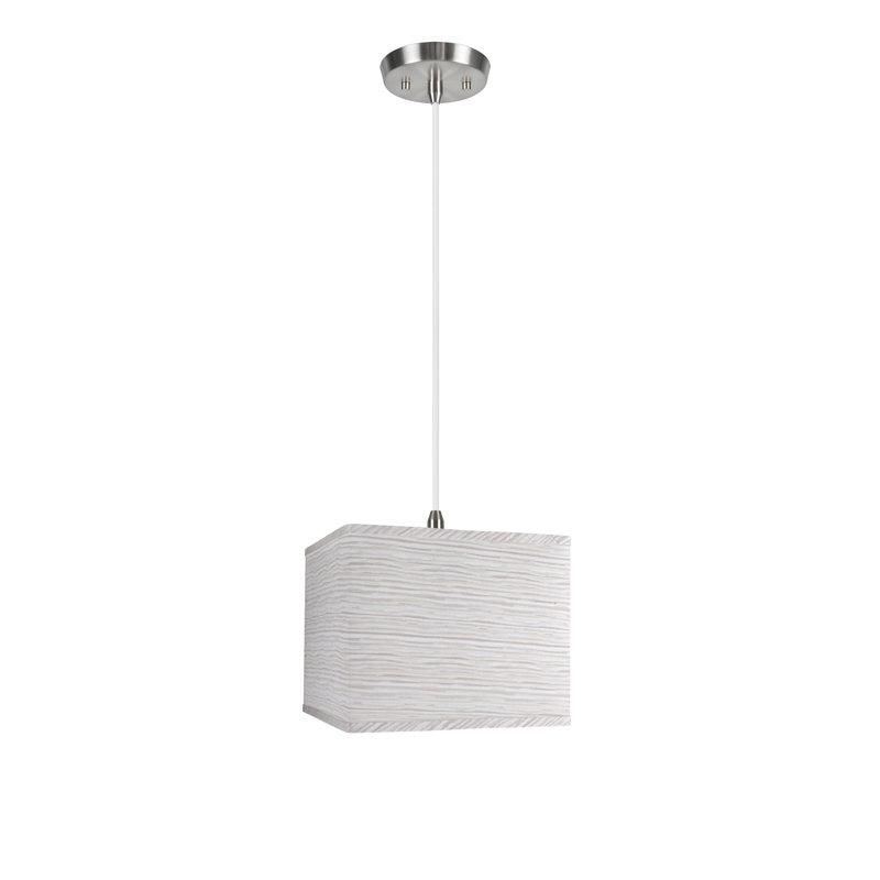 Winston Porter Jaylen 1 Light Single Square Rectangle Pendant Wayfair