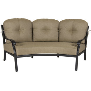 Outdoor Crescent Sofa Wayfair Gadson Castle Rock Crescent Patio Sofa With Cushions