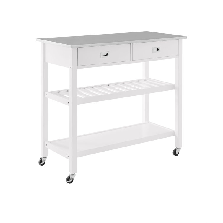 Mercury RowÂ® Ansell 42'' Wide Rolling Kitchen Island with ...