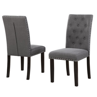 Gena Upholstered Dining Chair (Set Of 2) by Darby Home Co Great price