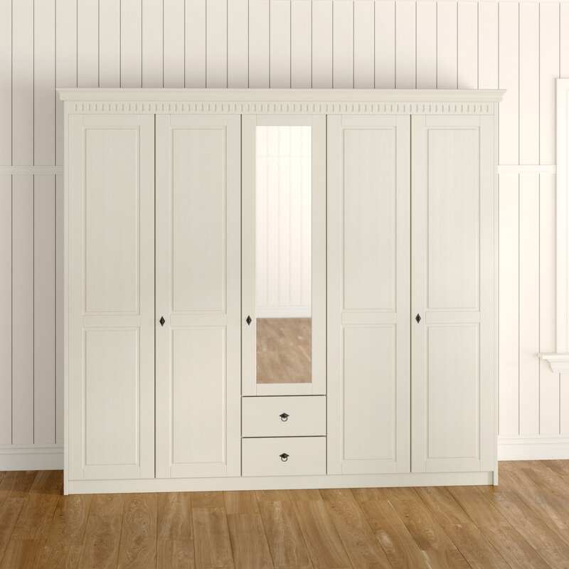 August Grove Triston 5 Door Wardrobe Reviews Wayfair Co Uk