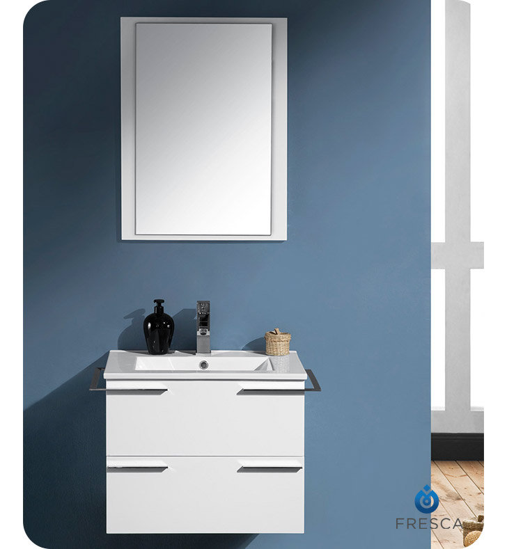 24 Bathroom Vanity Modern fresca cielo 24" single modern bathroom vanity set with mirror 24 Bathroom Vanity Modern fresca cielo 24" single modern bathroom vanity set with mirror