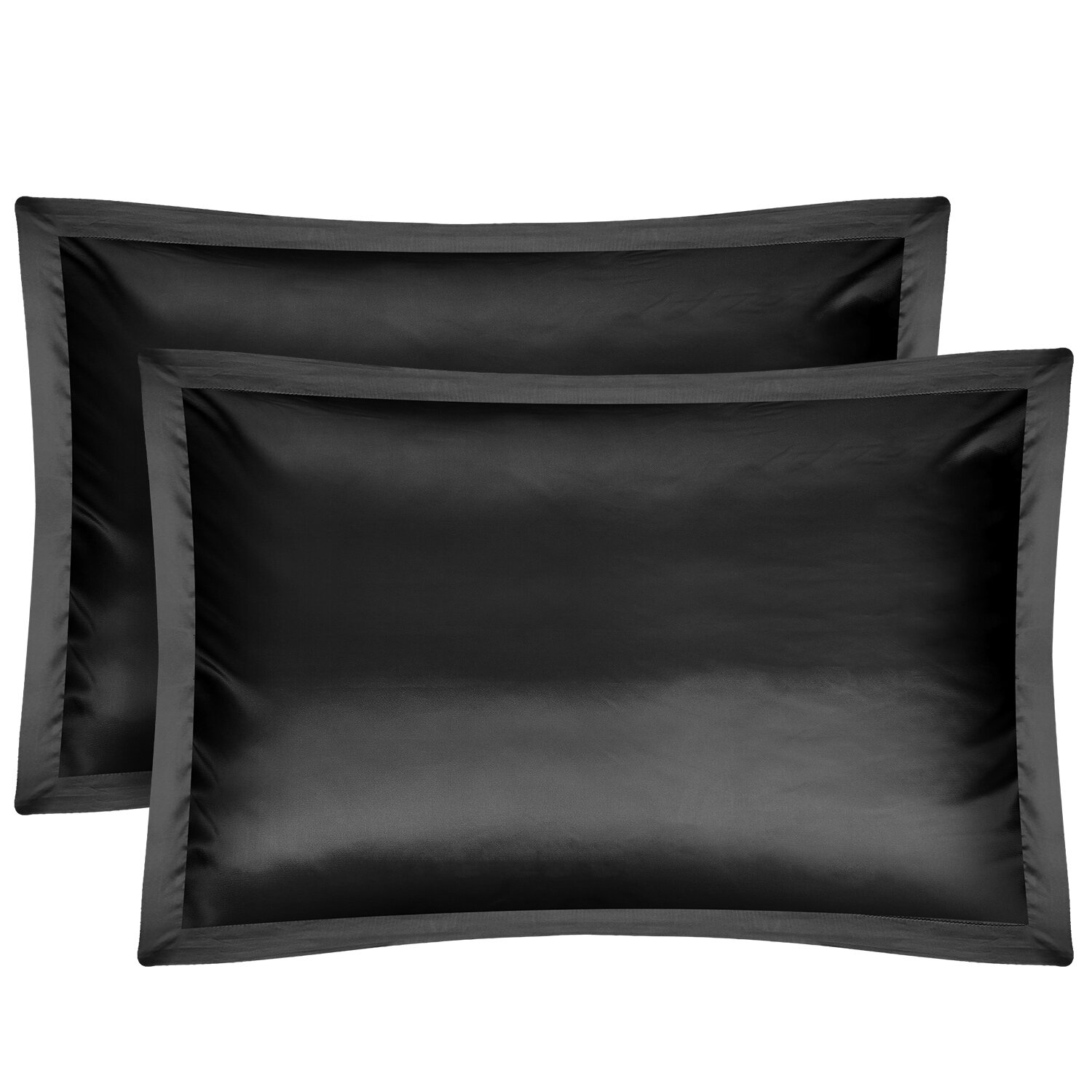 2 Pack Queen King Pillowcase Satin Silky Soft Premium Cushion Cover Pillow Cases 